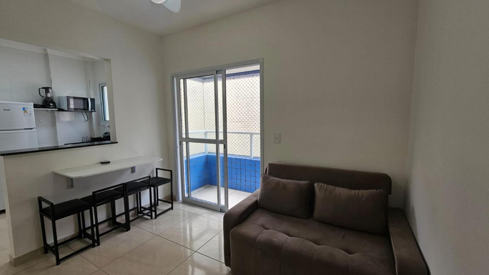 044 Aviacao Beira Mar - 1 Quarto - 10 Metros Da Praia - Wi Fi 300Mbps - Estacionamento Gratuito Praia Grande  Luaran gambar